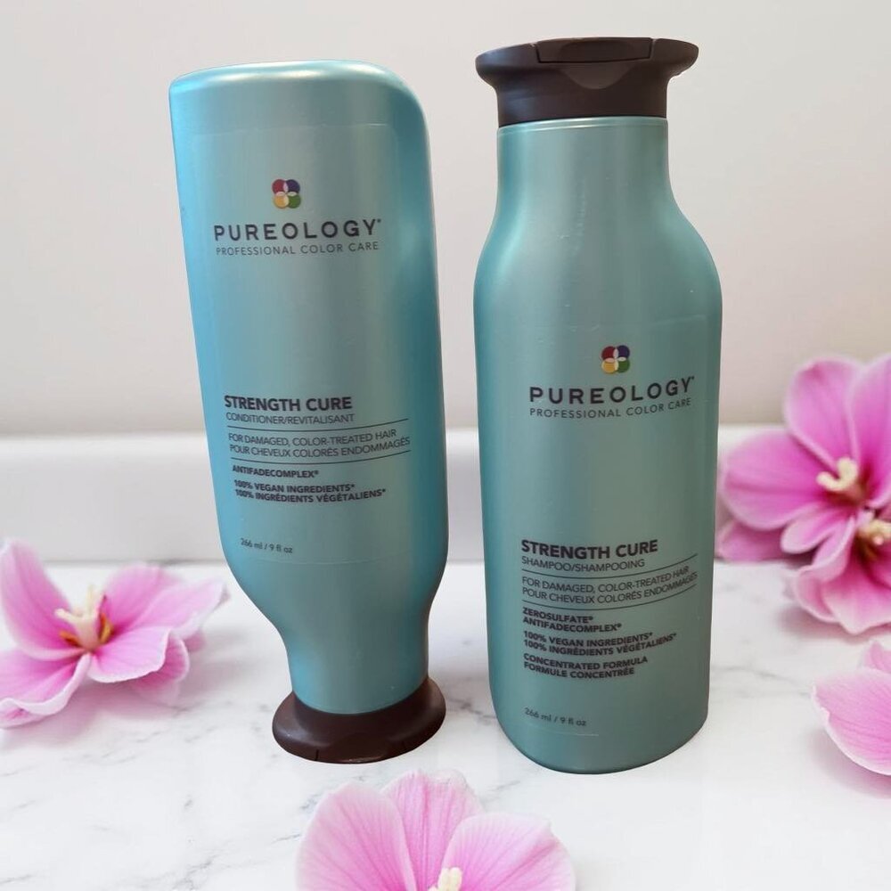 Pureology Strength Cure Shampoo Conditioner 9 oz